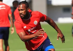 Kendal Waston, en un entrenamiento con la Selección de Costa Rica