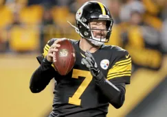 Ben Roethlisberger durante un juego con los Steelers