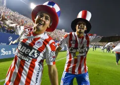 Jugadores del Atlético San Luis festejan el ascenso a la Liga MX