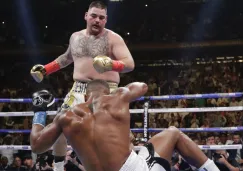 Andy Ruiz deja sobre la lona a su rival