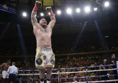 Andy Ruiz celebra triunfo sobre Anthony Joshua