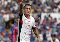 Leonardo Ramos durante un partido contra Cruz Azul 