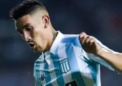 Centurión, durante un partido del Racing