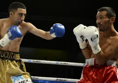 ‘Gallito’ Orucuta, durante un combate