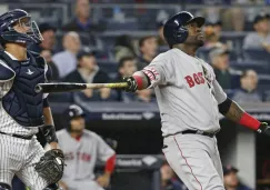 El Big Papi durante un partido con Red Sox 