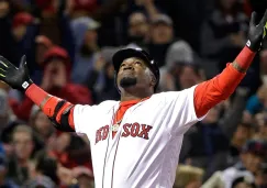 David Ortiz en un juego de los Red Sox