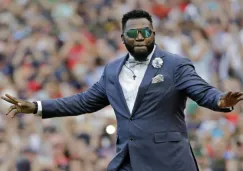 David Ortiz en un evento realizado en el Fenway Park en 2017