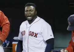 David Ortiz en un juego con los Red Sox 