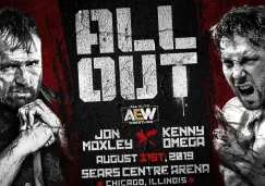 Anuncio de AEW de la lucha entre Omega y Moxley