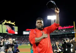 David Ortiz, durante un partido de la ALDS contra Cleveland Indian