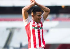 Ángel Sepúlveda en un partido con Necaxa 