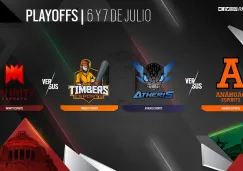 Infinity, Timbers, Atheris y Anáhuac son los cuatro equipos que avanzaron a Playoffs