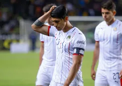 Alan Pulido en lamento después de un partido