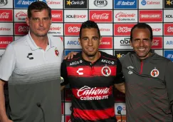 Camilo Sanvezzo en su presentación como jugador de Xolos 