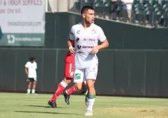 Fernando Gorriarán, en un partido de Santos