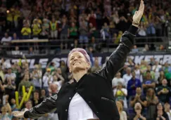 Megan Rapinoe asistió a un encuentro de la WNBA