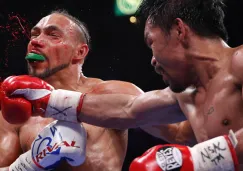 Pacquiao impacta el rostro de Keith Thurman