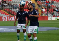 Nabil Fekir en los calentamientos de Betis previo al duelo contra Querétaro