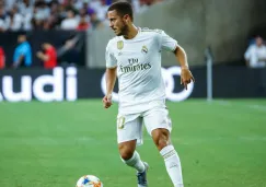 Eden Hazard durante un partido con el Real Madrid 