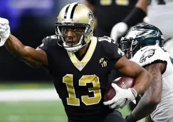 Michael Thomas celebra una jugada con Saints