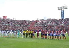 Perspectiva desde el campo del estadio Alfonso Lastras