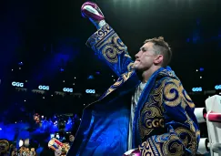 Gennady Golovkin tras un combate ante Canelo Álvarez