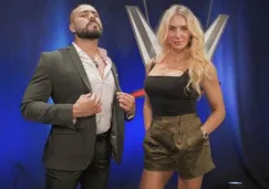 Andrade Cien Almas y Charlotte Flair, figuras del roster de WWE