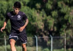 Shayr Mohamed, en un entrenamiento del San Luis