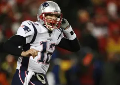 Tom Brady durante un partido de los Patriots