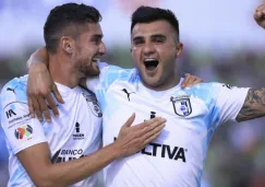 Triverio festeja gol ante Juárez