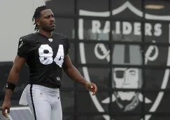 Antonio Brown en práctica de los Raiders