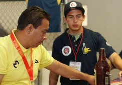 La venta de cerveza en uno de los estadios del futbol mexicano