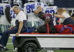 Lamar Miller es sacado del partido