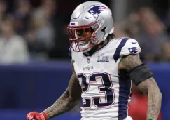 Patrick Chung en un partido con los Patriots