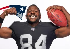 Antonio Brown muestra sus músculos