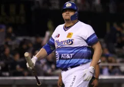 Japhet Amador, durante un juego de los Charros