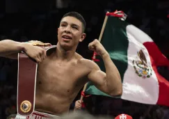 Jaime Munguía tras su pelea ante Dennis Hogan