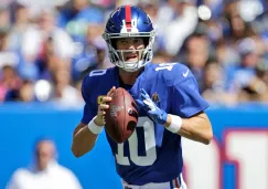 Eli Manning en un partido con los NY Giants