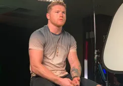 Canelo, durante una entrevista