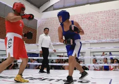 Una de las peleas en la Olimpiada Comunitaria