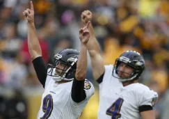 Tucker marca el Gol de Campo del triunfo de los Ravens