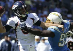 Joe Flacco, en el partido contra Chargers