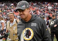 Jay Gruden reacciona tras perder un partido con Redskins