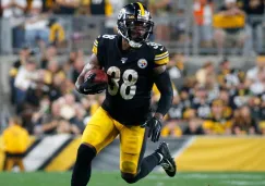 Jaylen Samuels en un partido con Pittsburgh Steelers