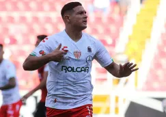 Maximiliano Salas festeja un gol ante Xolos