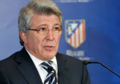 El presidente del Atlético de Madrid, Enrique Cerezo