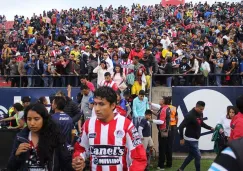 Aficionados en las gradas del Alfonso Lastras