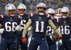 Edelman festeja una anotación con New England