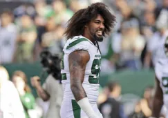 Leonard Williams durante un juego de los Jets