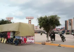 Un solitario puesto a las afueras del Alfonso Lastras